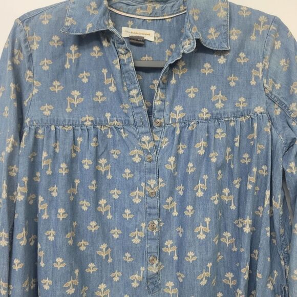 Anthropologie Rochelle shirtdress 4P - Picture 10 of 13